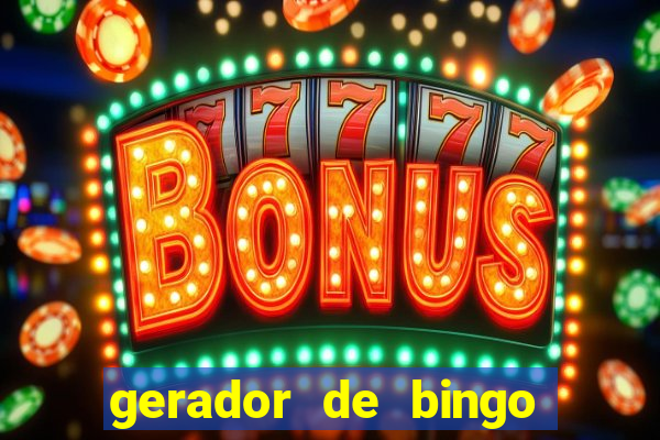 gerador de bingo de palavras